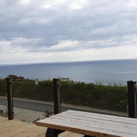 Sunset Sea View Chalet With Hot Tub 托波因特 外观 照片