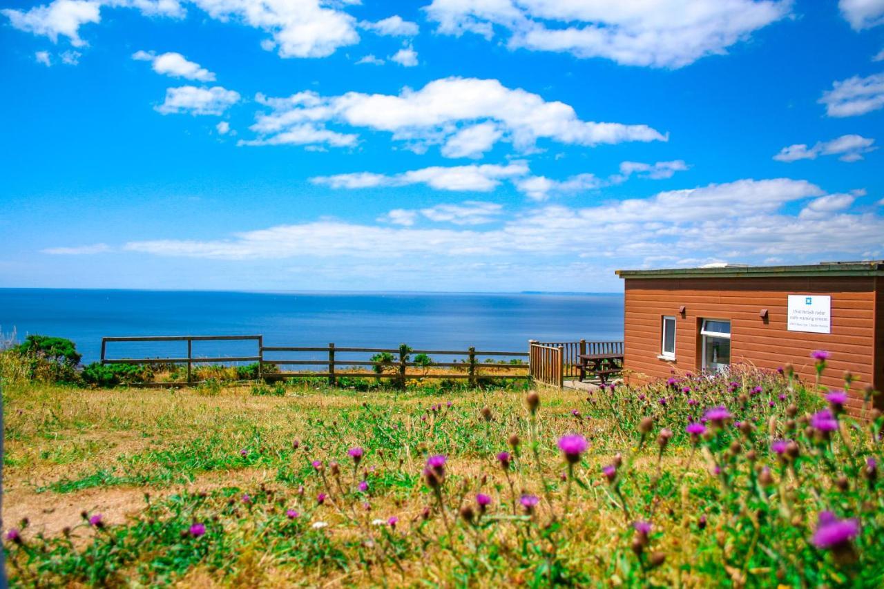 Sunset Sea View Chalet With Hot Tub 托波因特 外观 照片